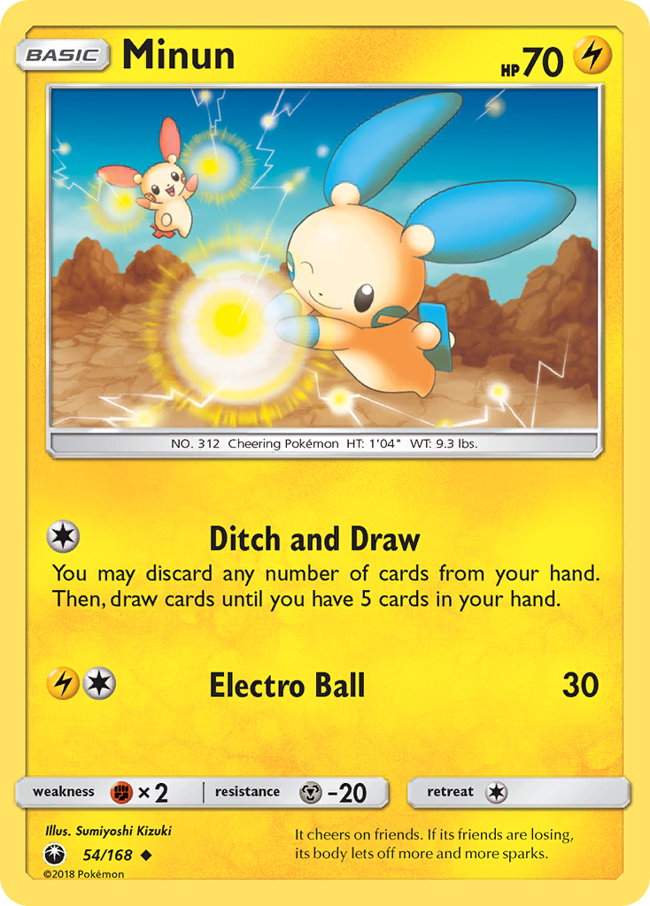 Minun (54/168) [Sun & Moon: Celestial Storm] | Odin's Place