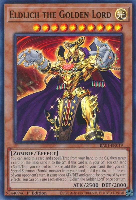 Eldlich the Golden Lord [RA01-EN019] Ultra Rare | Odin's Place