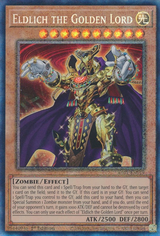 Eldlich the Golden Lord [RA01-EN019] Prismatic Collector's Rare | Odin's Place