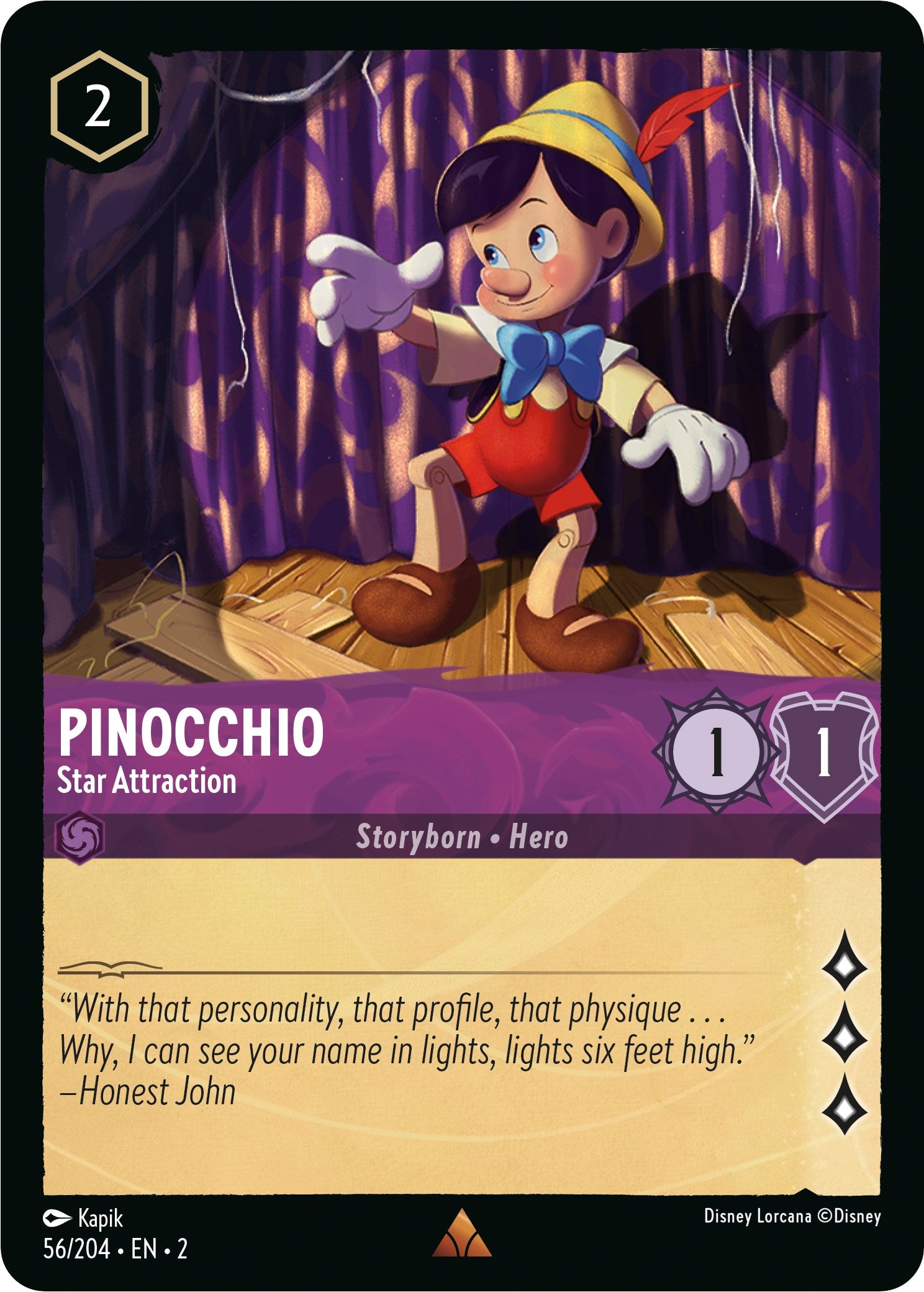 Pinocchio - Star Attraction (56/204) [Rise of the Floodborn] | Odin's Place