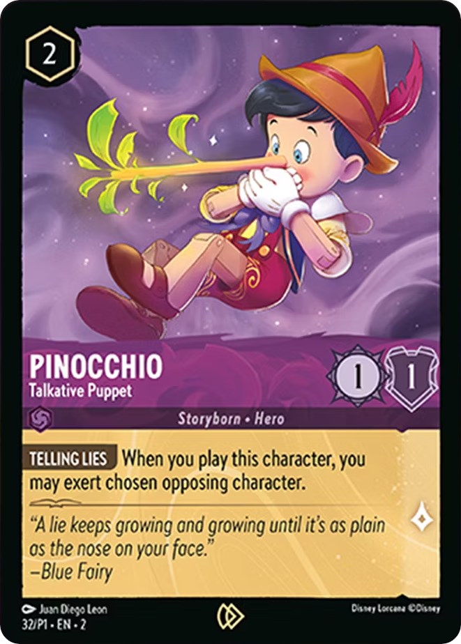 Pinocchio - Talkative Puppet (32) [Promo Cards] | Odin's Place
