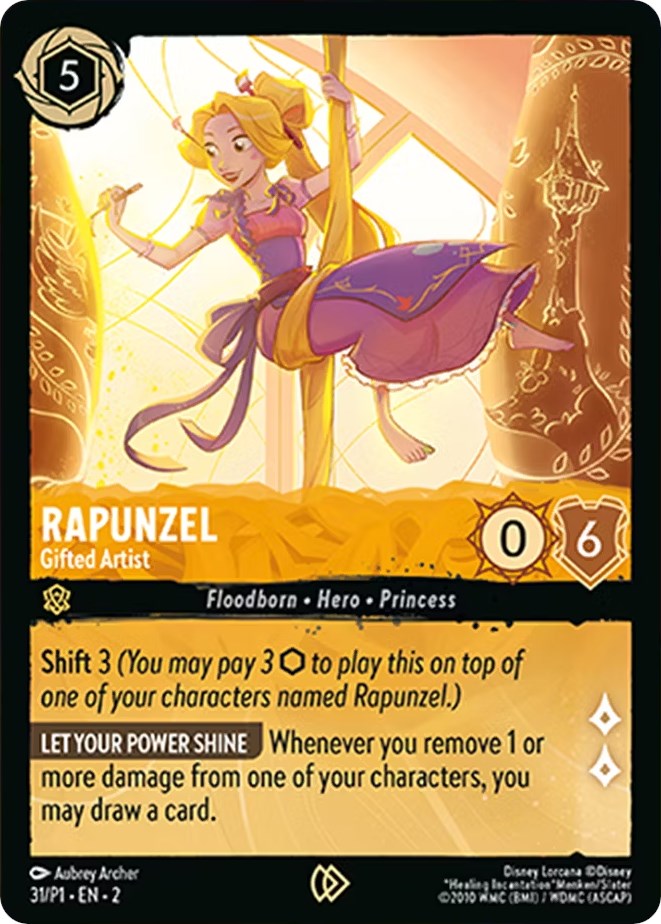 Rapunzel - Gifted Artist (31) [Promo Cards] | Odin's Place