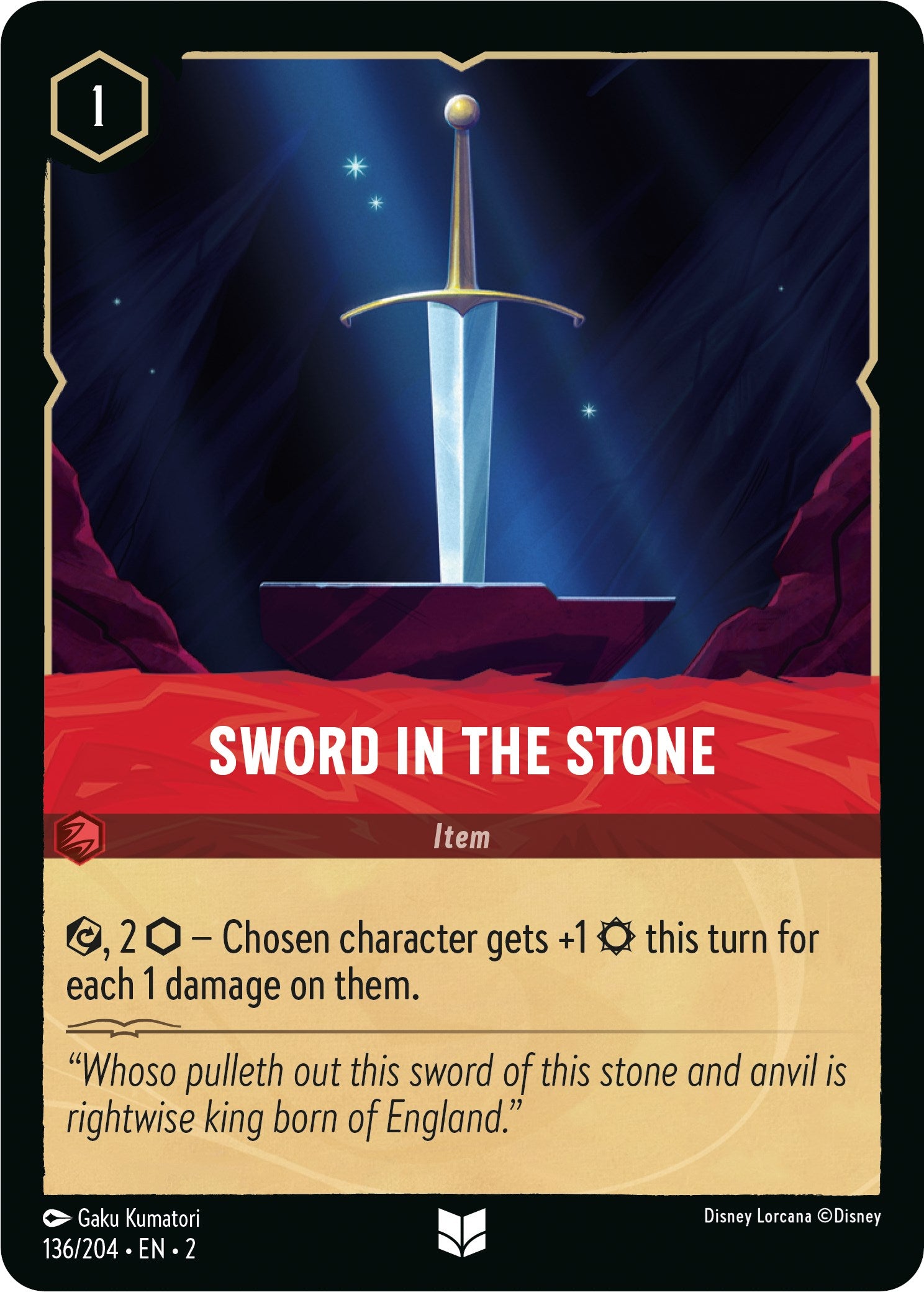 Sword in the Stone (136/204) [Rise of the Floodborn] | Odin's Place
