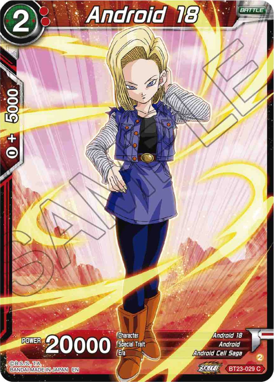 Android 18 (BT23-029) [Perfect Combination] | Odin's Place