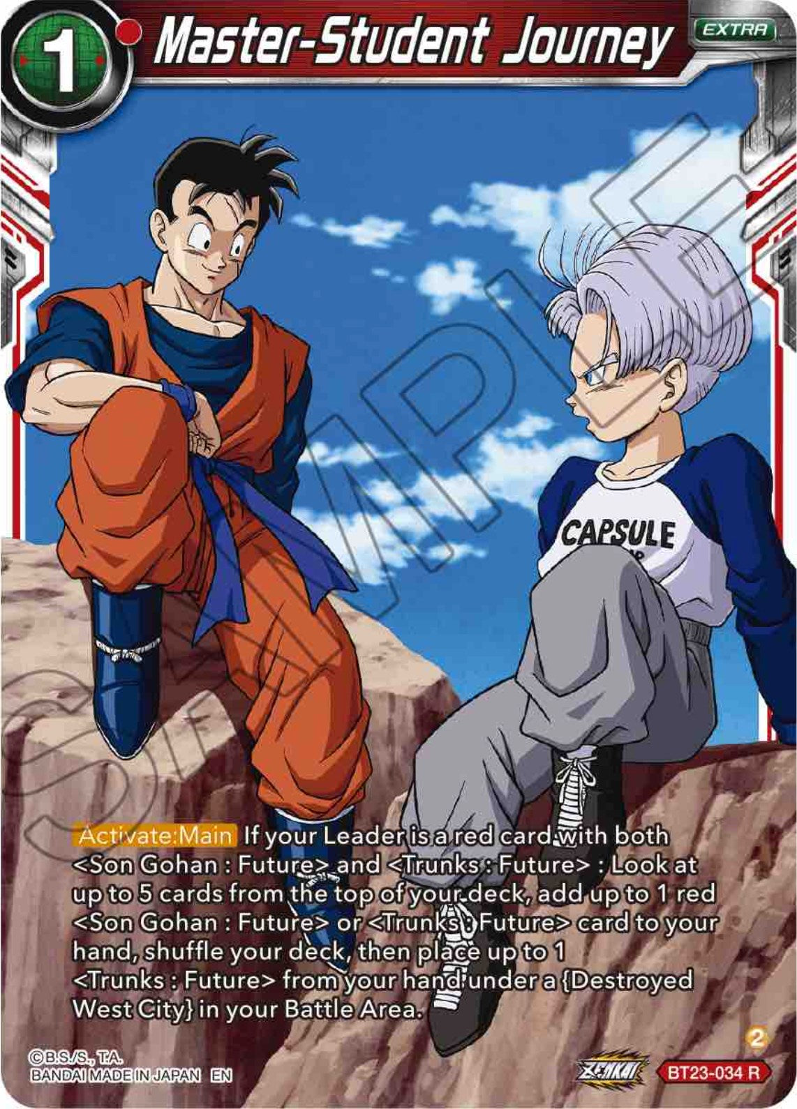 Master-Student Journey (BT23-034) [Perfect Combination] | Odin's Place
