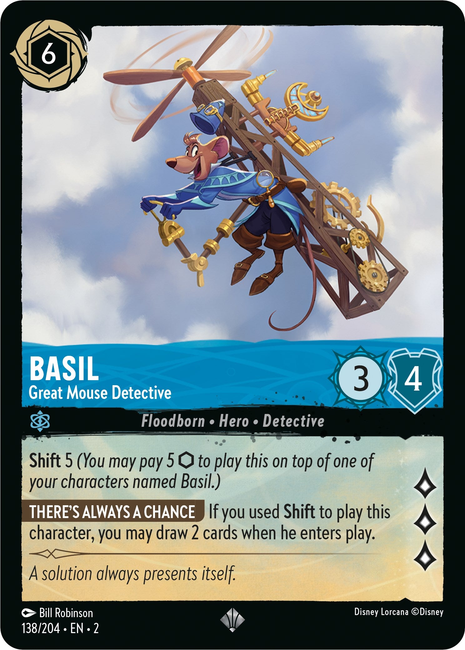 Basil - Great Mouse Detective (138/204) [Rise of the Floodborn] | Odin's Place