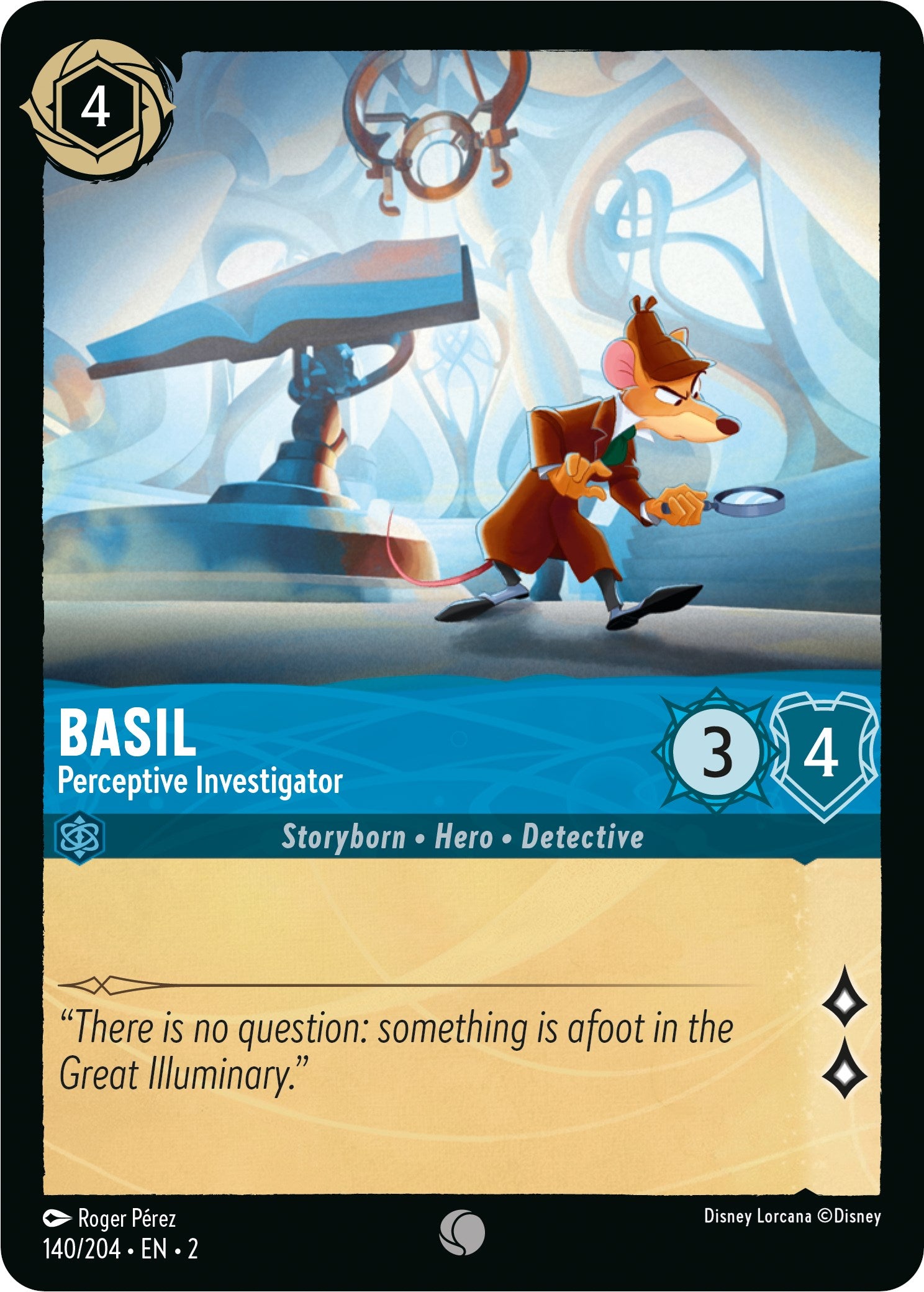 Basil - Perceptive Investigator (140/204) [Rise of the Floodborn] | Odin's Place