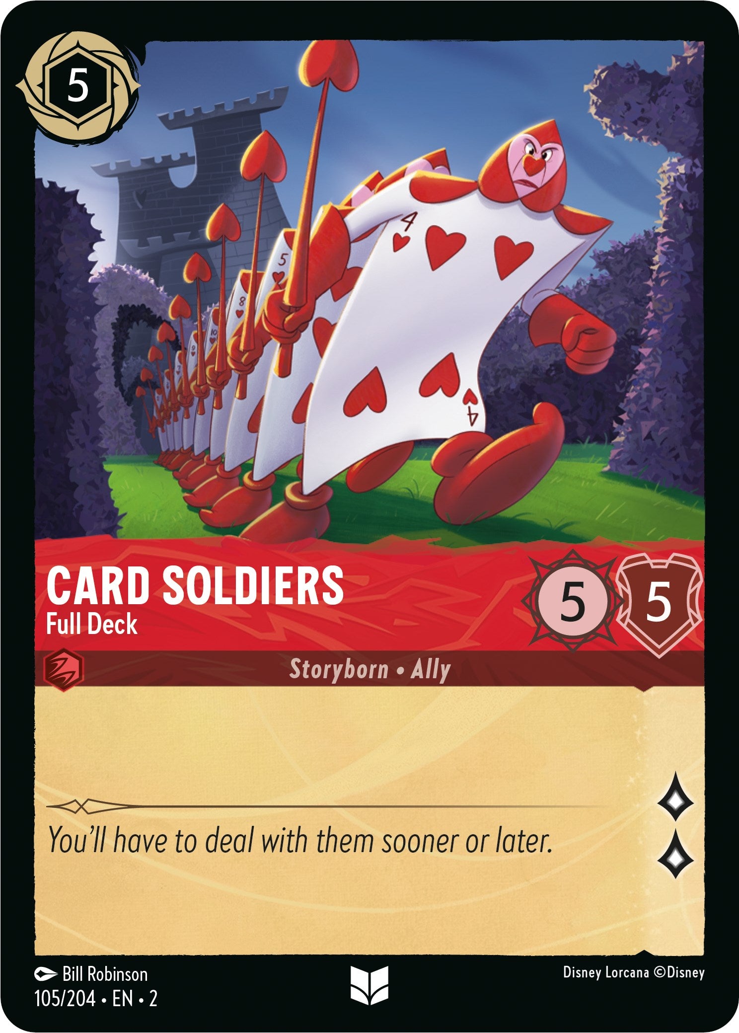 Card Soldiers - Full Deck (105/204) [Rise of the Floodborn] | Odin's Place