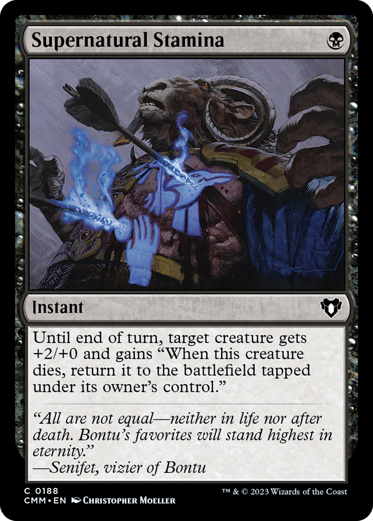Supernatural Stamina [Commander Masters] | Odin's Place