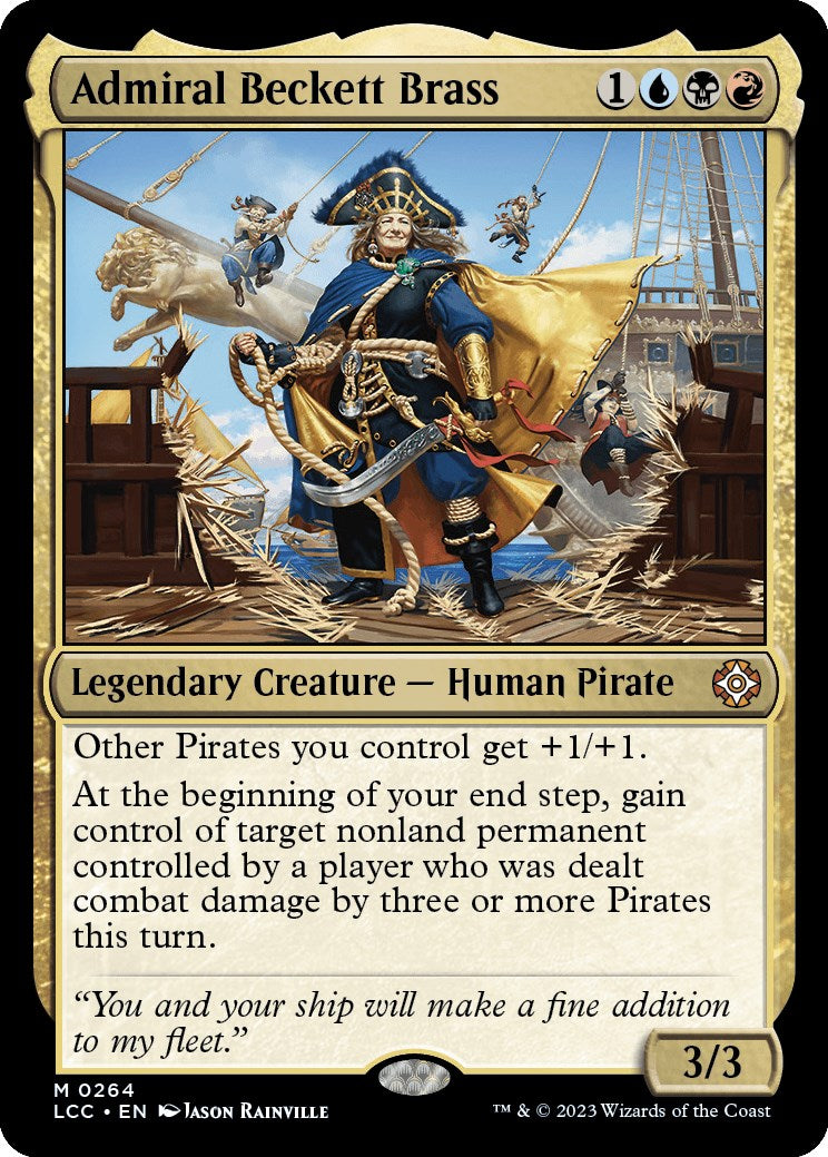 Admiral Beckett Brass [The Lost Caverns of Ixalan Commander] | Odin's Place