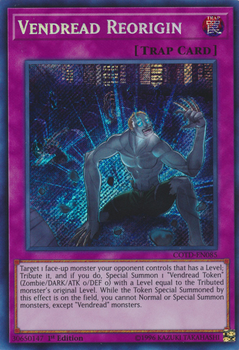 Vendread Reorigin [COTD-EN085] Secret Rare | Odin's Place