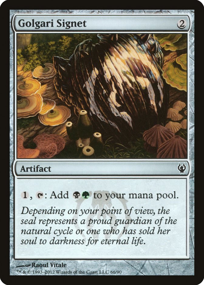 Golgari Signet (66) [Duel Decks: Izzet vs. Golgari] | Odin's Place