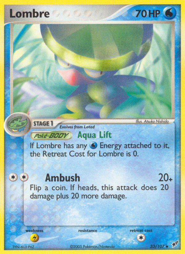 Lombre (33/107) [EX: Deoxys] | Odin's Place