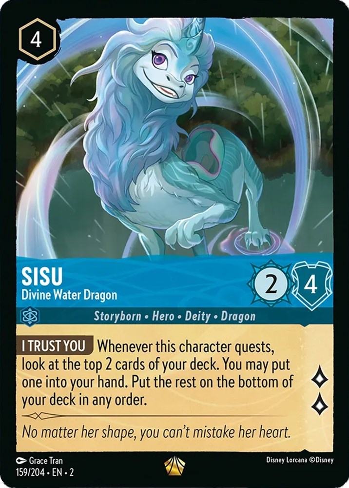 Sisu - Divine Water Dragon (159/204) [Rise of the Floodborn] | Odin's Place