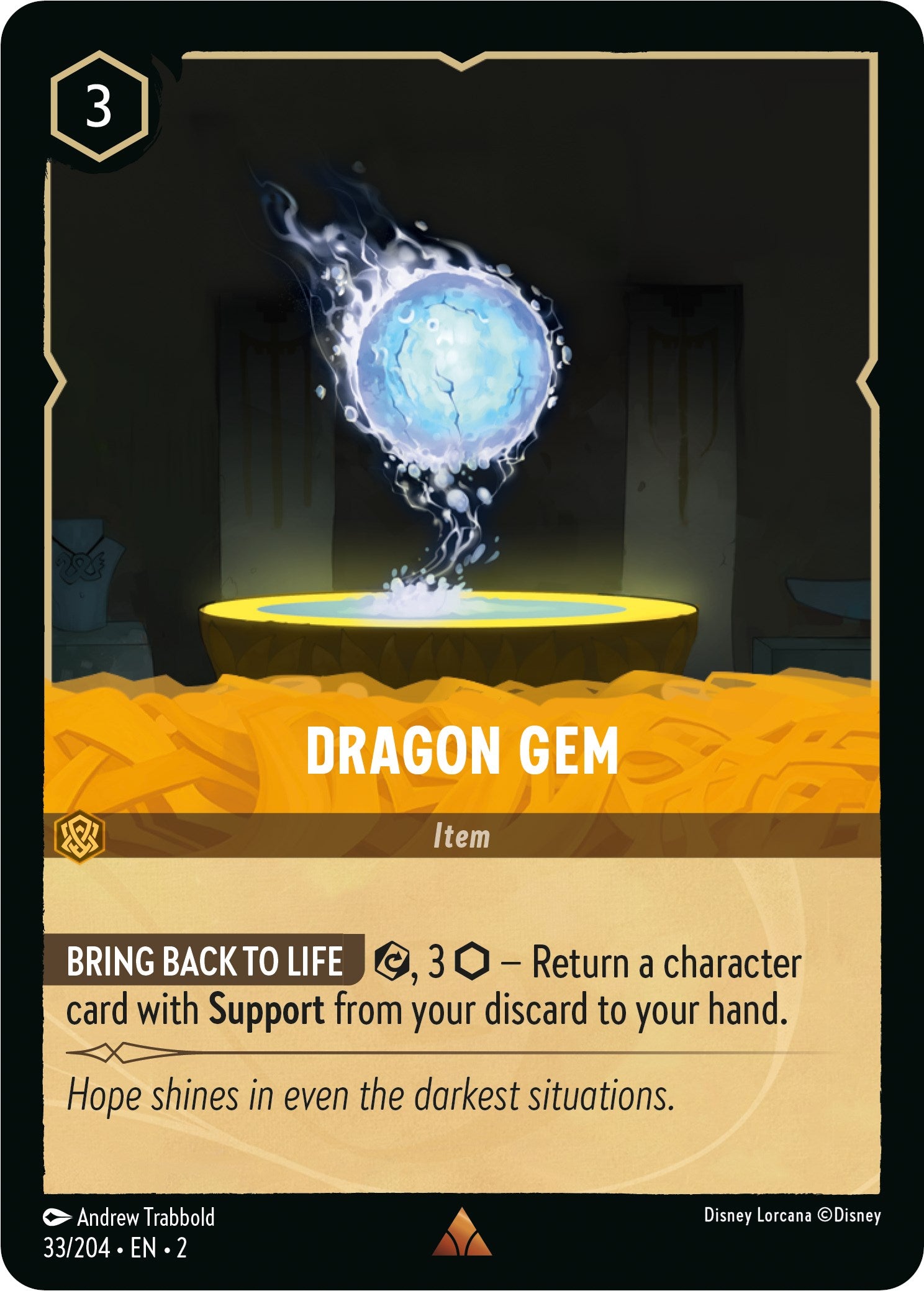 Dragon Gem (33/204) [Rise of the Floodborn] | Odin's Place