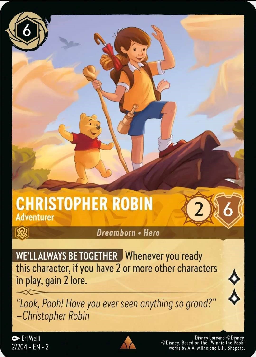 Christopher Robin - Adventurer (2/204) [Rise of the Floodborn] | Odin's Place