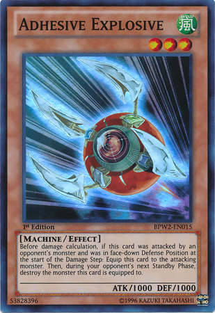 Adhesive Explosive [BPW2-EN015] Super Rare | Odin's Place