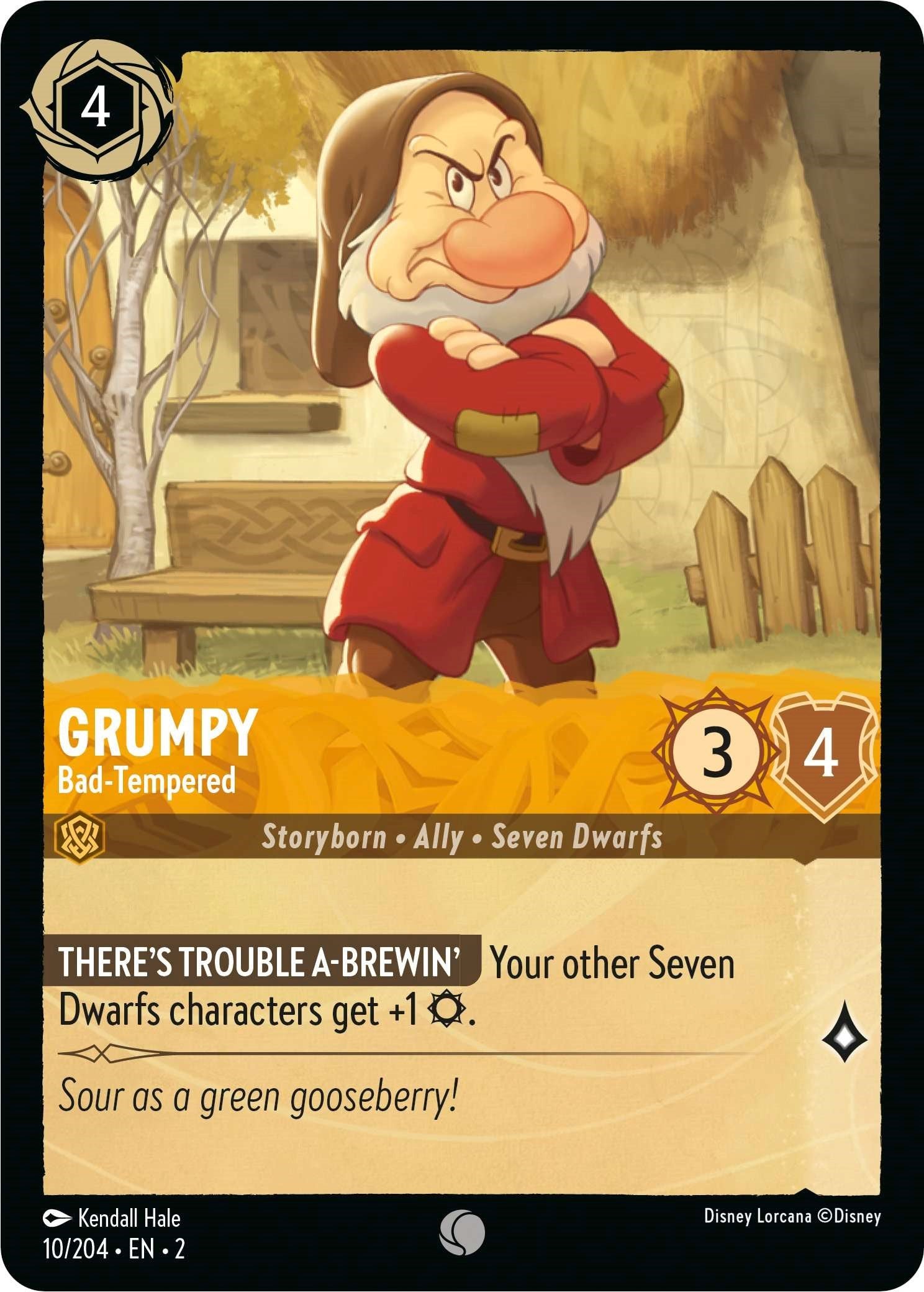 Grumpy - Bad-Tempered (10/204) [Rise of the Floodborn] | Odin's Place