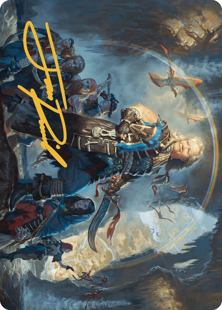 Admiral Brass, Unsinkable Art Card (Gold-Stamped Signature) [The Lost Caverns of Ixalan Art Series] | Odin's Place
