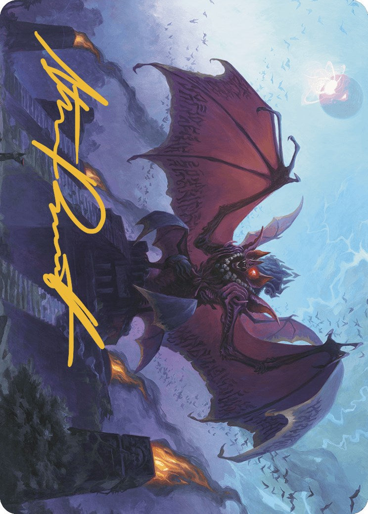Aclazotz, Deepest Betrayal Art Card (Gold-Stamped Signature) [The Lost Caverns of Ixalan Art Series] | Odin's Place