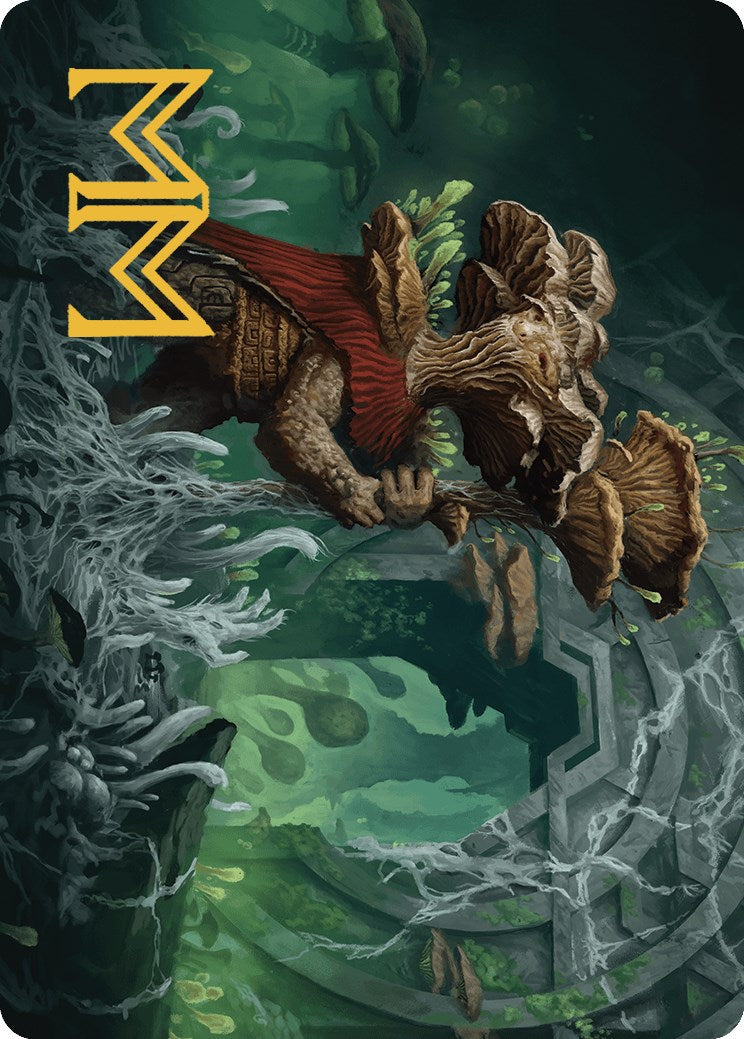 Tendril of the Mycotyrant Art Card (Gold-Stamped Signature) [The Lost Caverns of Ixalan Art Series] | Odin's Place