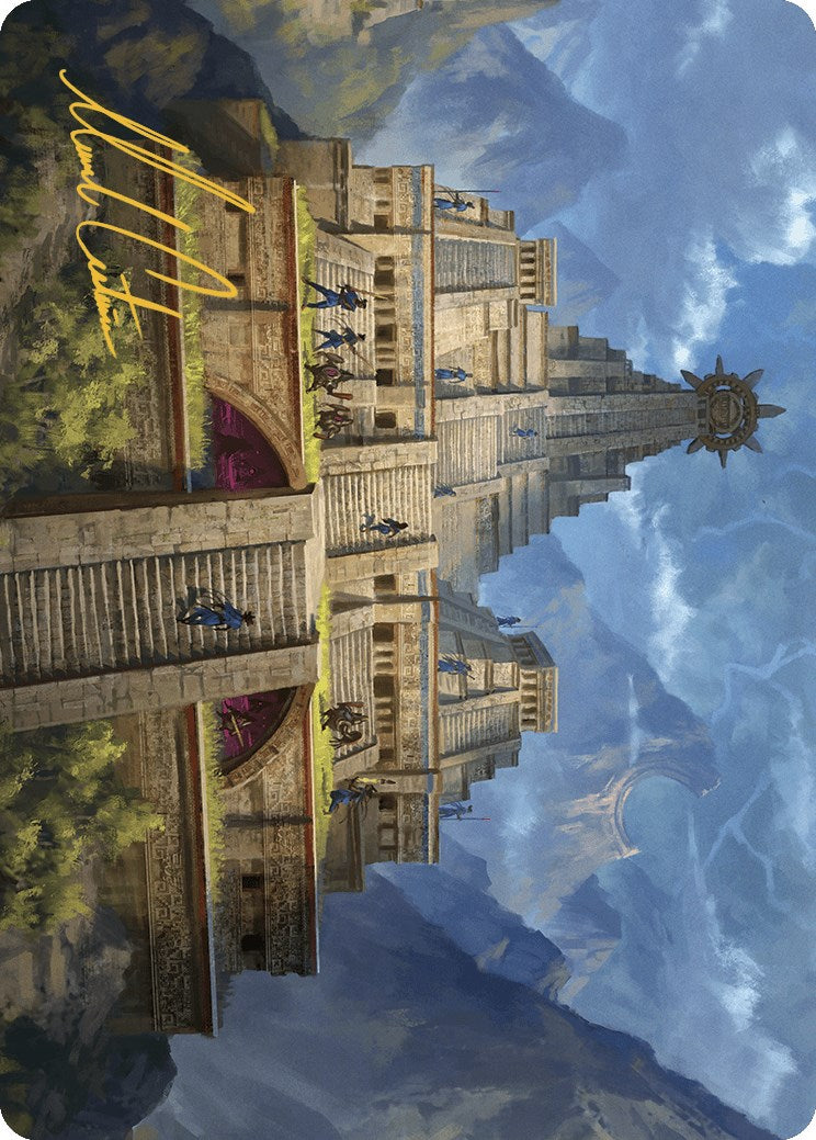 Barracks of the Thousand Art Card (Gold-Stamped Signature) [The Lost Caverns of Ixalan Art Series] | Odin's Place
