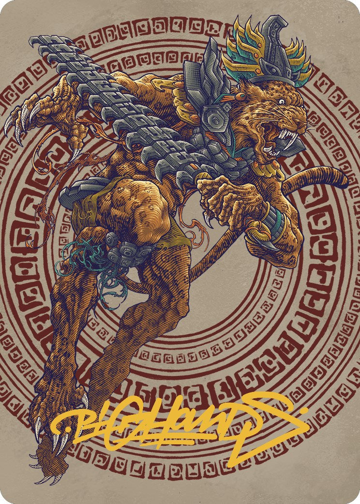 Sovereign Okinec Ahau Art Card (Gold-Stamped Signature) [The Lost Caverns of Ixalan Art Series] | Odin's Place