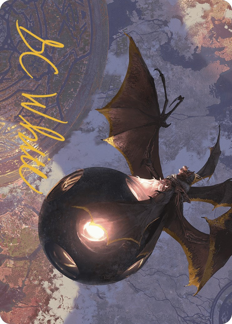 Malicious Eclipse Art Card (Gold-Stamped Signature) [The Lost Caverns of Ixalan Art Series] | Odin's Place