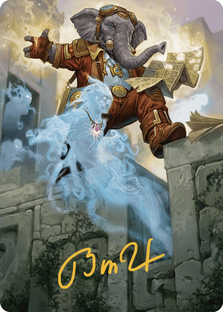 Quintorius Kand Art Card (37/81) (Gold-Stamped Signature) [The Lost Caverns of Ixalan Art Series] | Odin's Place