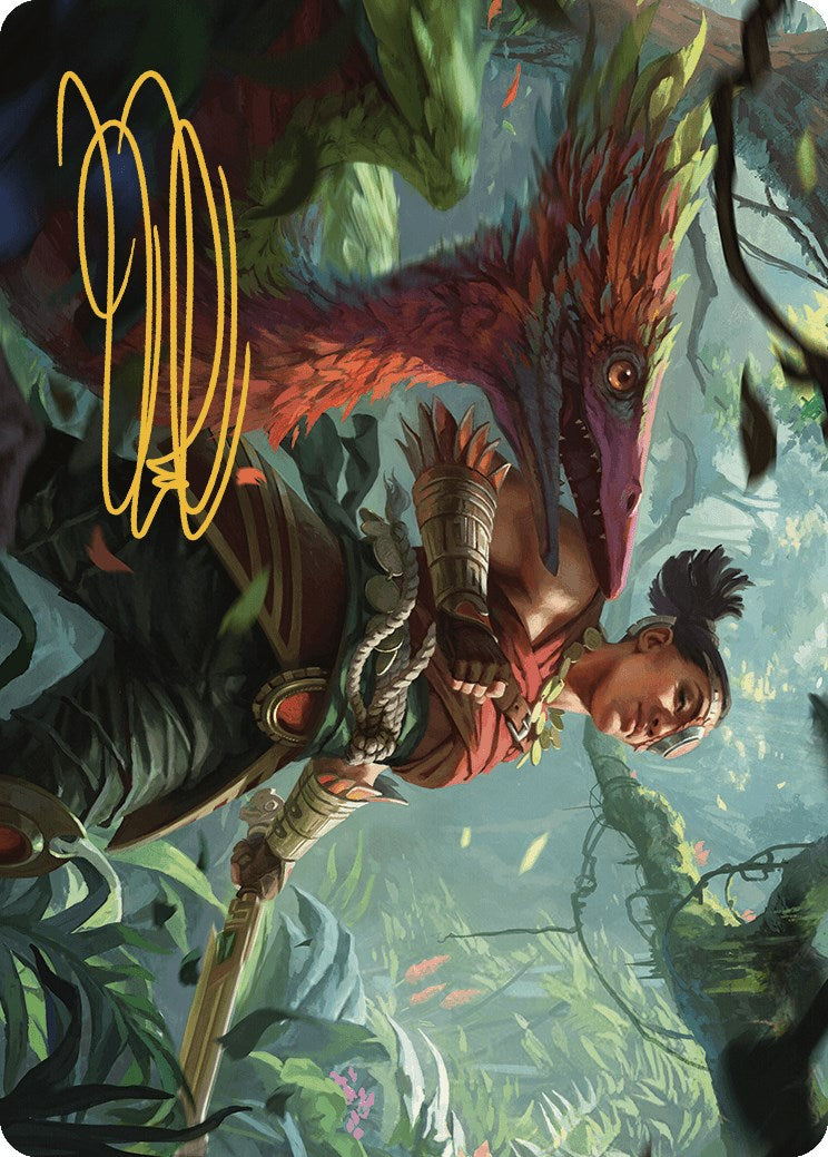 Wayta, Trainer Prodigy Art Card (Gold-Stamped Signature) [The Lost Caverns of Ixalan Art Series] | Odin's Place