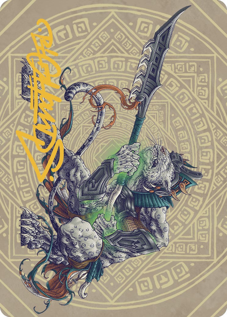 Kutzil, Malamet Exemplar Art Card (Gold-Stamped Signature) [The Lost Caverns of Ixalan Art Series] | Odin's Place