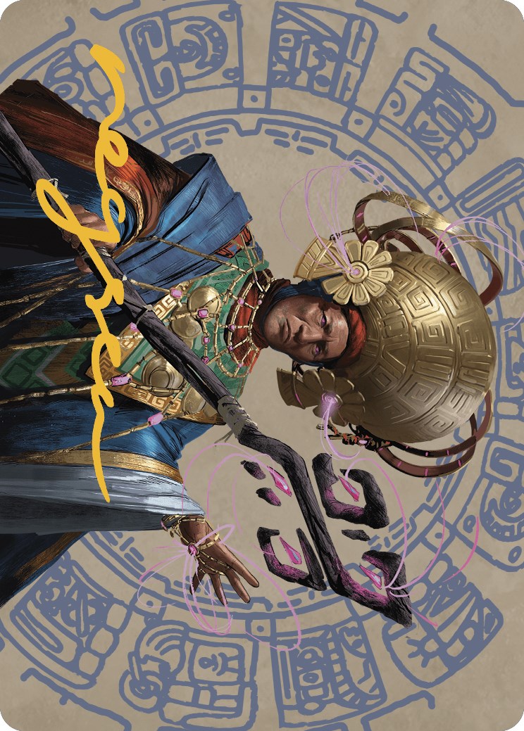 Akal Pakal, First Among Equals Art Card (46/81) (Gold-Stamped Signature) [The Lost Caverns of Ixalan Art Series] | Odin's Place