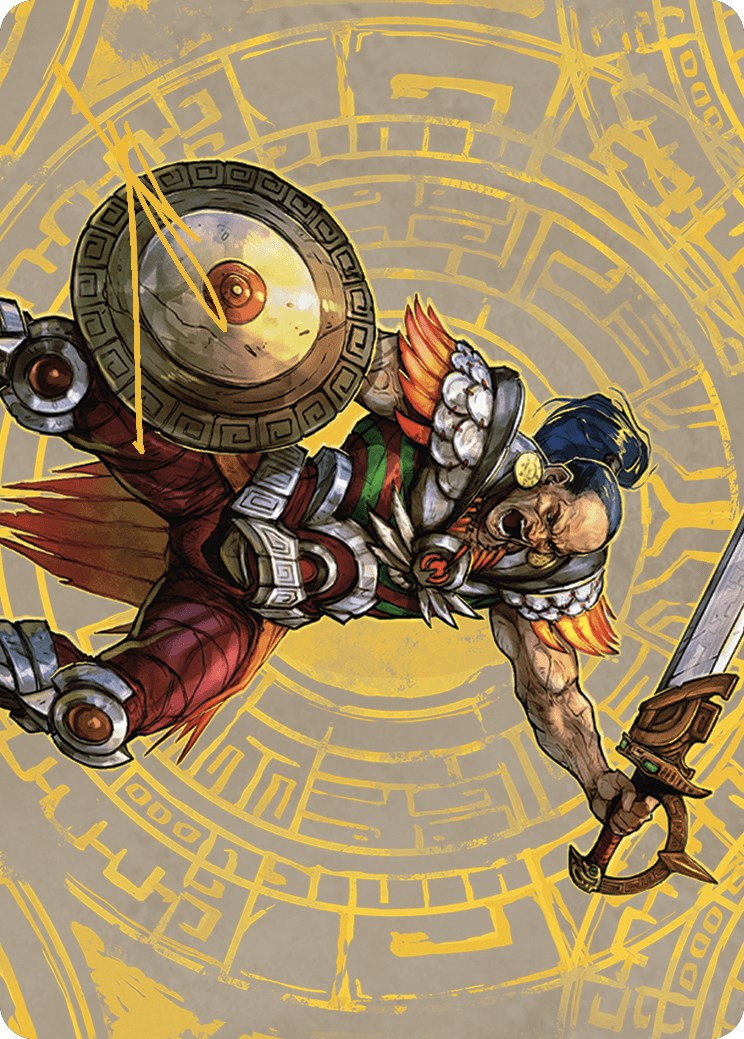 Inti, Seneschal of the Sun Art Card (Gold-Stamped Signature) [The Lost Caverns of Ixalan Art Series] | Odin's Place