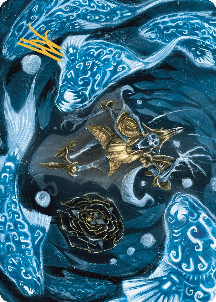 Eaten by Piranhas Art Card (Gold-Stamped Signature) [The Lost Caverns of Ixalan Art Series] | Odin's Place