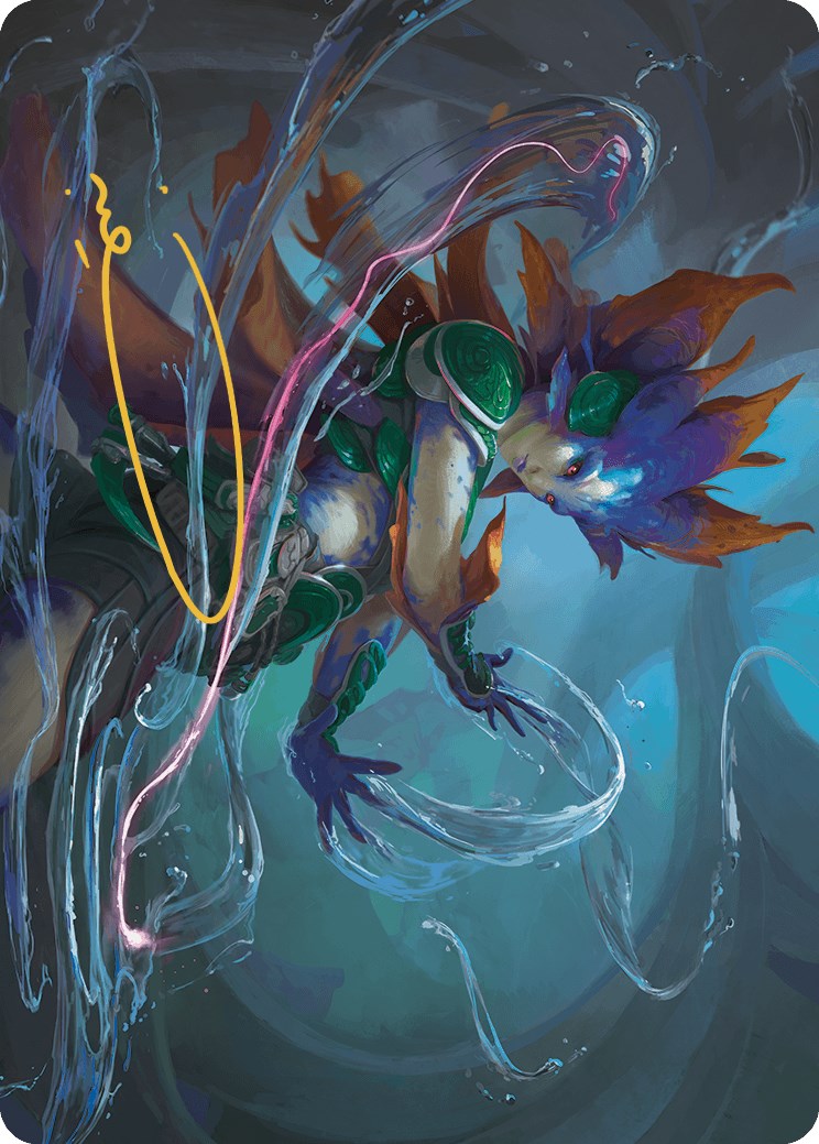 Nicanzil, Current Conductor Art Card (Gold-Stamped Signature) [The Lost Caverns of Ixalan Art Series] | Odin's Place