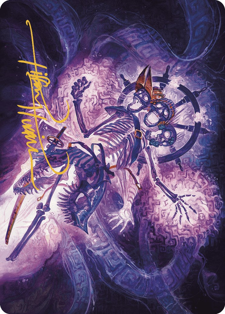 The Grim Captain Art Card (Gold-Stamped Signature) [The Lost Caverns of Ixalan Art Series] | Odin's Place