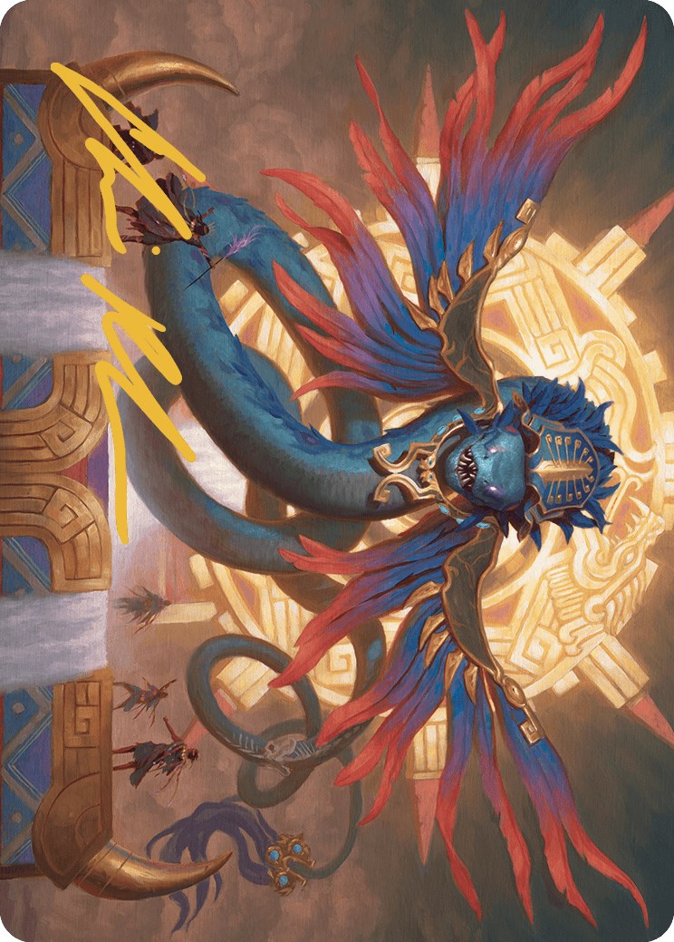 Ojer Pakpatiq, Deepest Epoch Art Card (13/81) (Gold-Stamped Signature) [The Lost Caverns of Ixalan Art Series] | Odin's Place