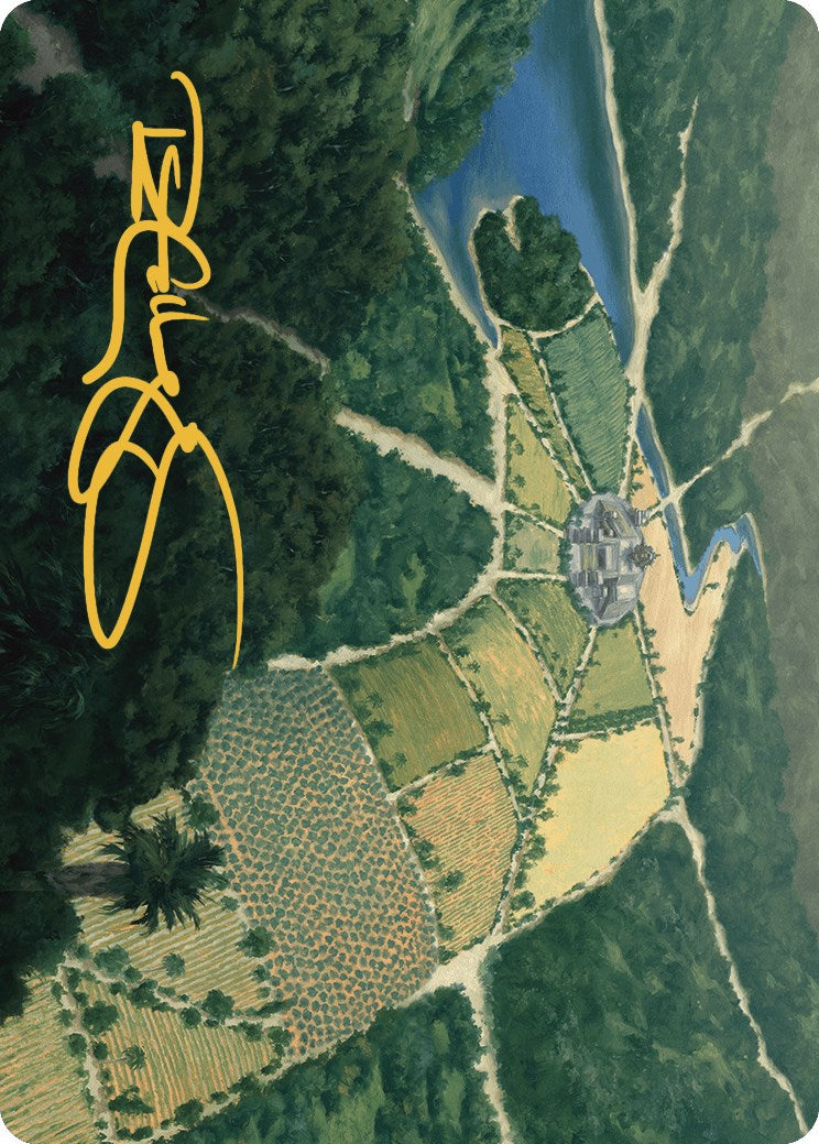 Restless Prairie Art Card (Gold-Stamped Signature) [The Lost Caverns of Ixalan Art Series] | Odin's Place