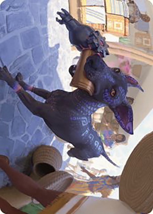Mischievous Pup Art Card [The Lost Caverns of Ixalan Art Series] | Odin's Place