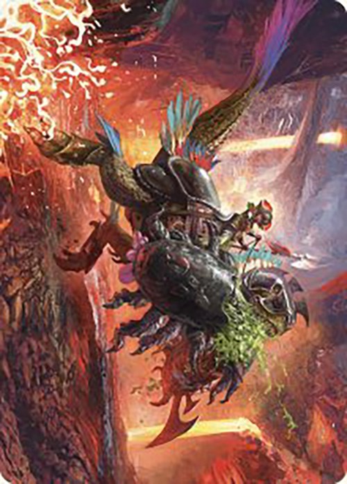 Triumphant Chomp Art Card [The Lost Caverns of Ixalan Art Series] | Odin's Place