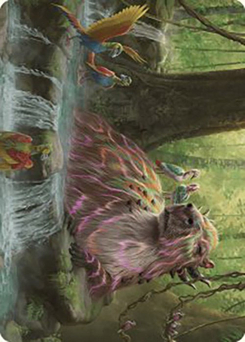 Basking Capybara Art Card [The Lost Caverns of Ixalan Art Series] | Odin's Place