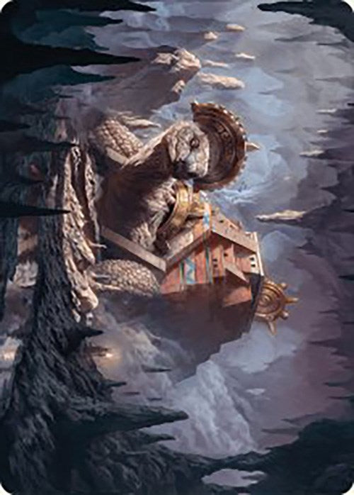 Bedrock Tortoise Art Card [The Lost Caverns of Ixalan Art Series] | Odin's Place