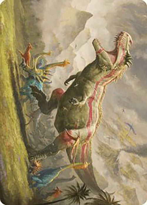 Ghalta, Stampede Tyrant Art Card [The Lost Caverns of Ixalan Art Series] | Odin's Place