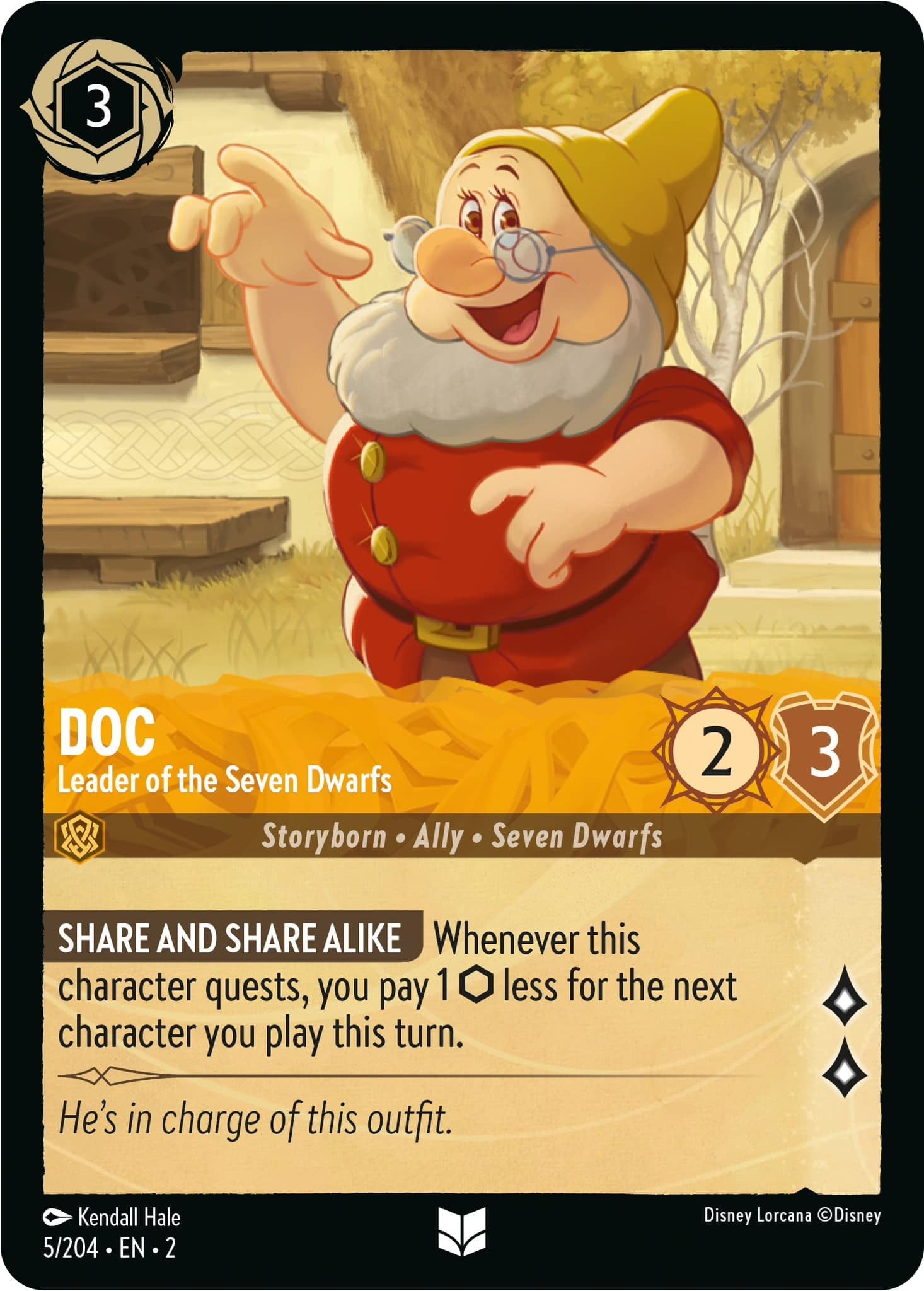 Doc - Leader of the Seven Dwarfs (5/204) [Rise of the Floodborn] | Odin's Place