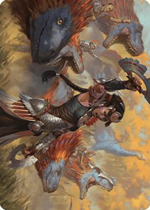 Huatli, Poet of Unity Art Card [The Lost Caverns of Ixalan Art Series] | Odin's Place
