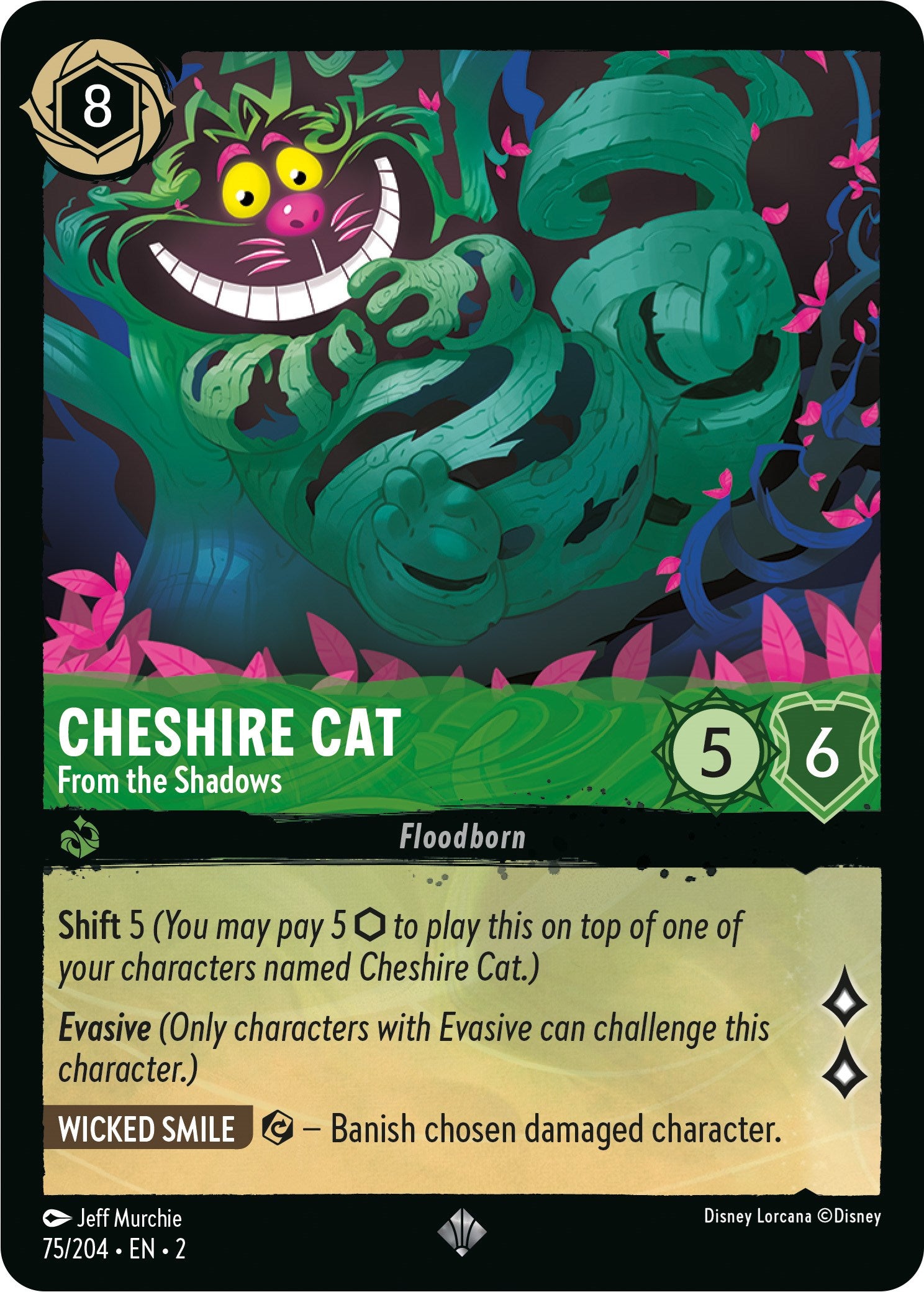 Cheshire Cat - From the Shadows (75/204) [Rise of the Floodborn] | Odin's Place