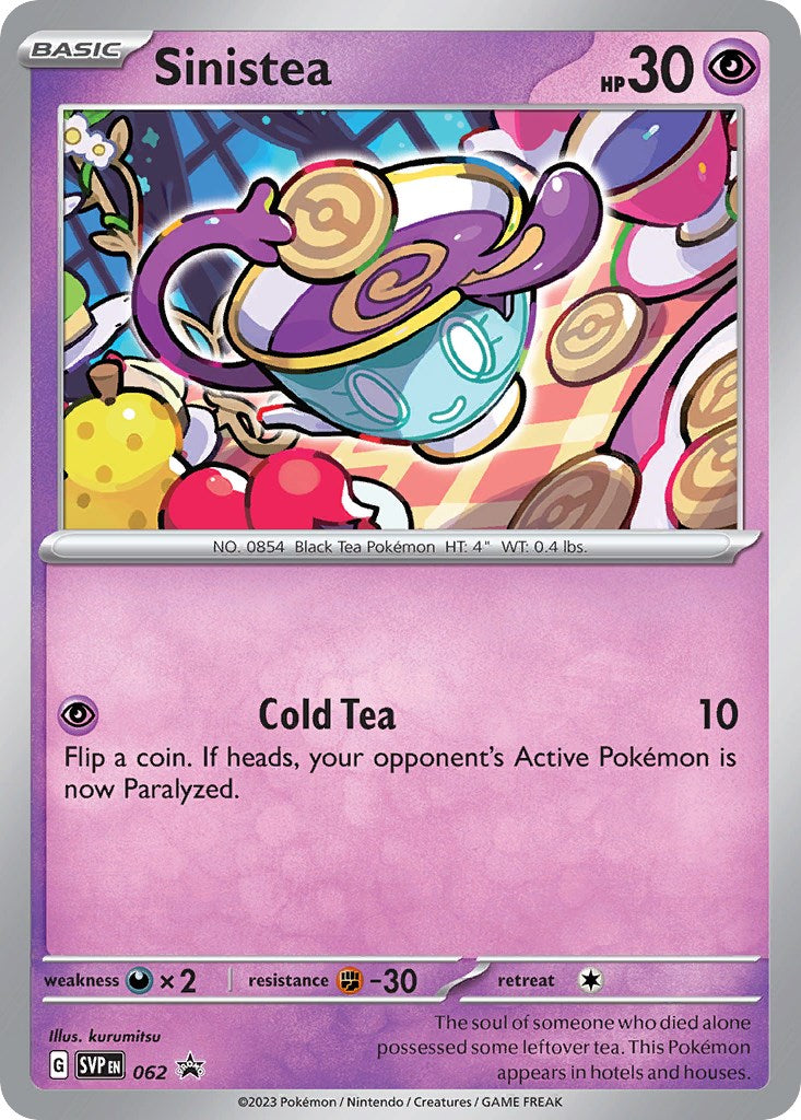 Sinistea (062) [Scarlet & Violet: Black Star Promos] | Odin's Place