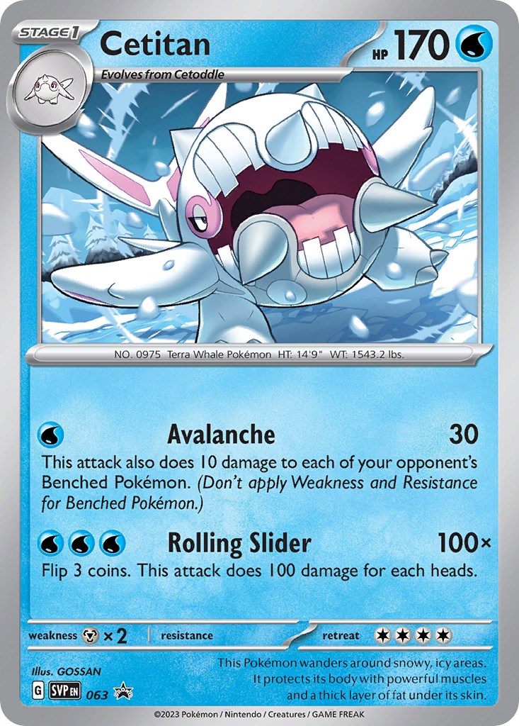Cetitan (063) [Scarlet & Violet: Black Star Promos] | Odin's Place