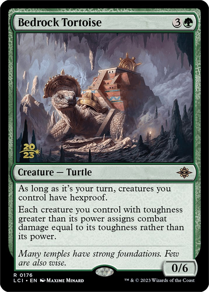 Bedrock Tortoise [The Lost Caverns of Ixalan Prerelease Cards] | Odin's Place