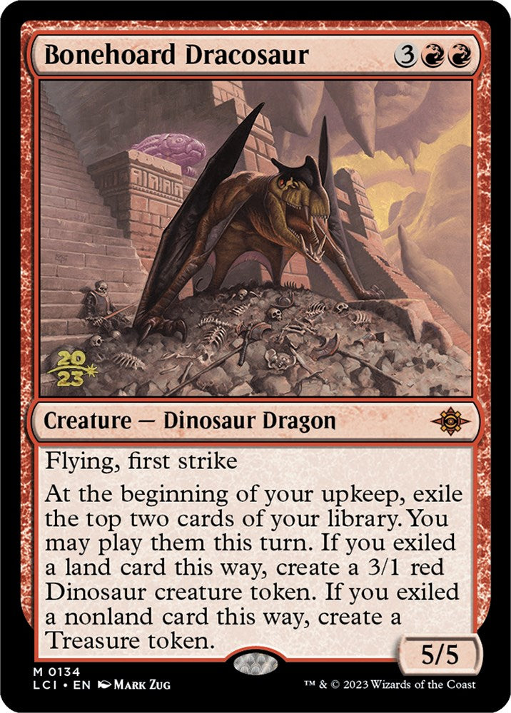 Bonehoard Dracosaur [The Lost Caverns of Ixalan Prerelease Cards] | Odin's Place